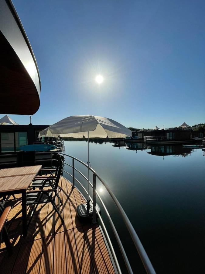 Hausboot Vroni Am Baerwaldersee Klitten Exterior foto