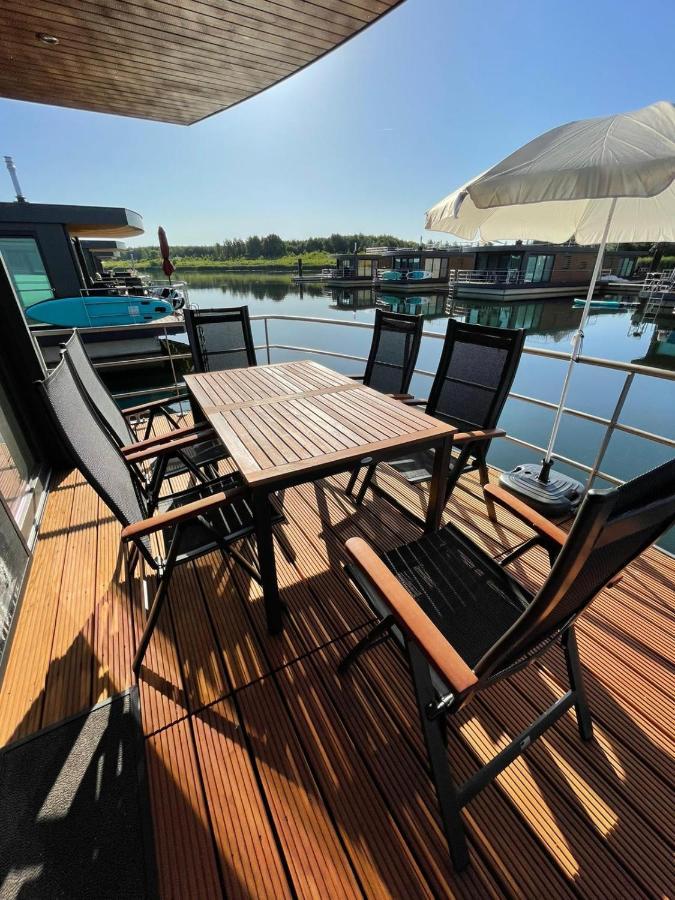 Hausboot Vroni Am Baerwaldersee Klitten Exterior foto