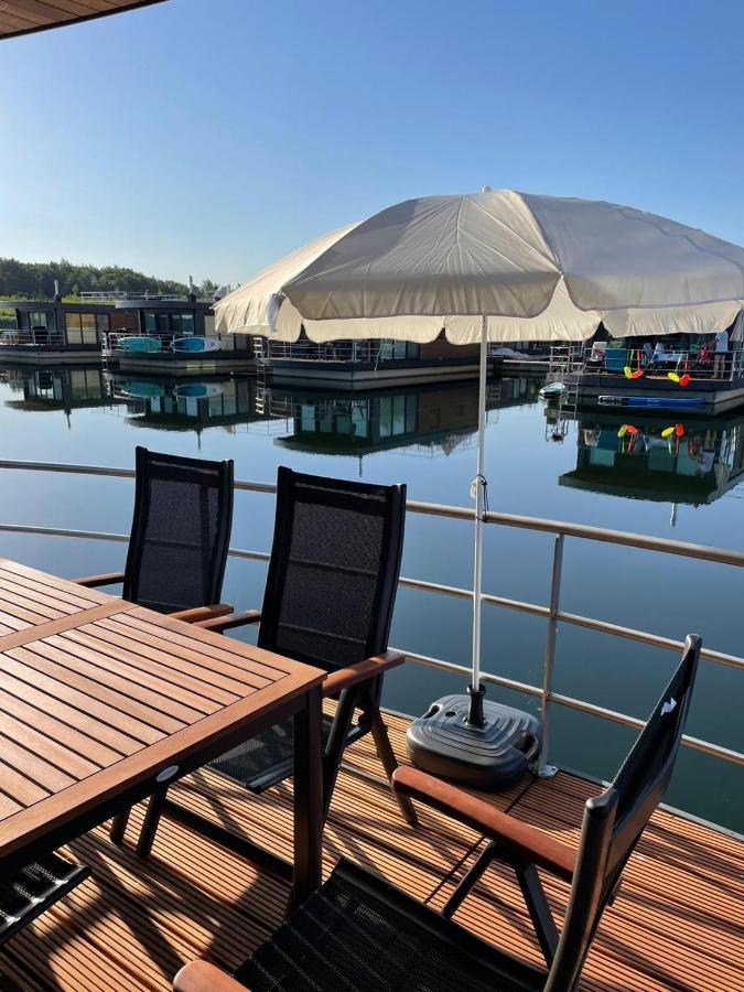 Hausboot Vroni Am Baerwaldersee Klitten Exterior foto